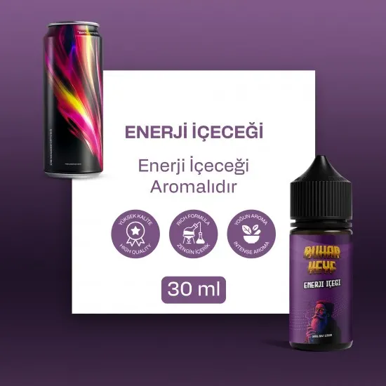 bhk enerji icecegi salt likit 30ml energy drink aromali
