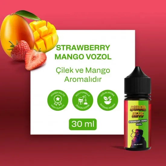 bhk vozol strawberry mango salt likit 30ml cilek mango