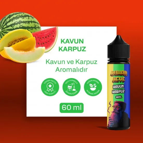 BHK Kavun Karpuz Likit - Melon Watermelon 60ML