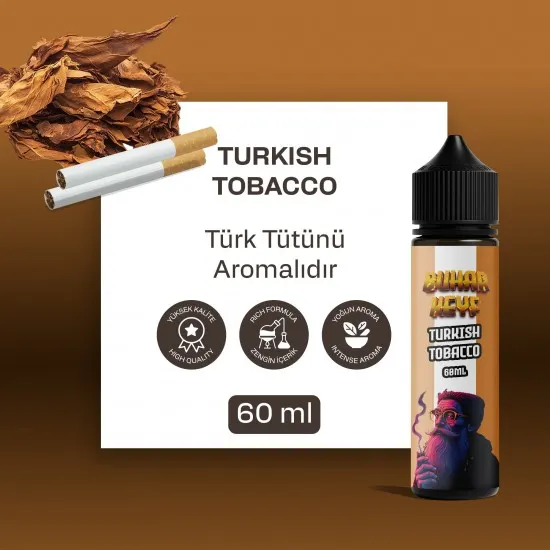 BHK Turkish Tobacco Likit - Türk Tütünü Aromalı 60ML
