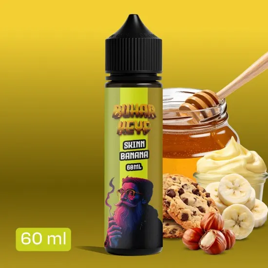 BHK Skinn Banana Likit - Bal Fındık Bisküvi Muz 60ML