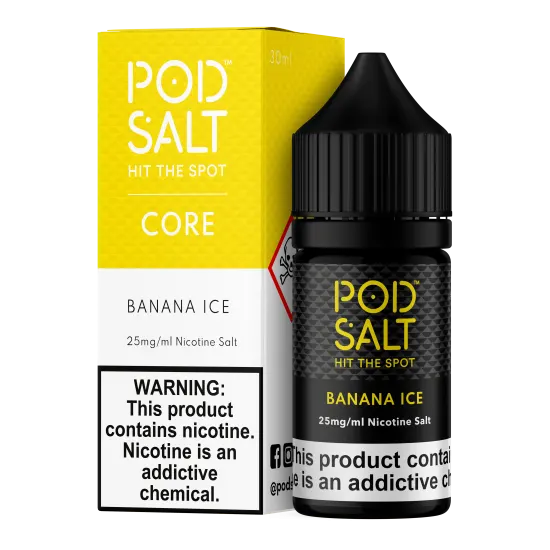 Pod Salt - CORE - BANANA ICE Salt Likit 30ML