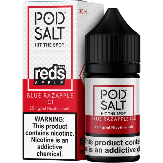 Pod Salt - FUSİON - BLUE RAZAPPLE ICE Salt Likit 30ML