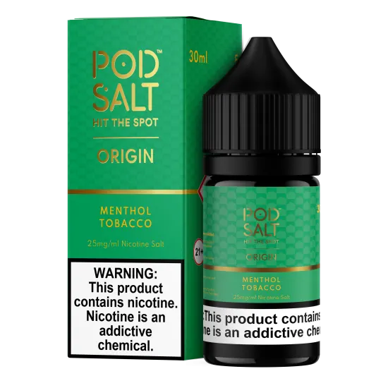 Pod Salt - ORIGIN - MENTHOL TOBACCO Salt Likit 30ML