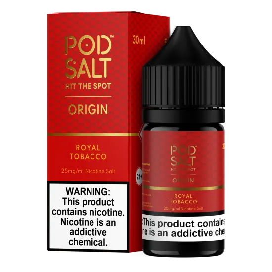 Pod Salt - ORIGIN - ROYAL TOBACCO Salt Likit 30ML