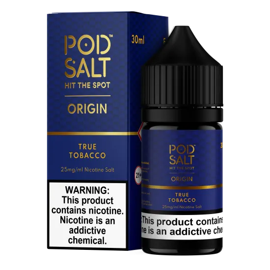 Pod Salt - ORIGIN - TRUE TOBACCO Salt Likit 30ML
