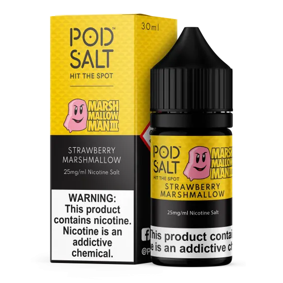 Pod Salt - FUSİON - STRAWBERRY MARSMELLOW Salt Likit 30ML