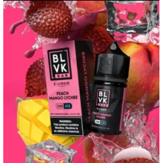 BLVK Bar Peach Mango Lychee Ice Salt Likit