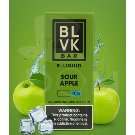 BLVK Bar Sour Apple Ice Salt Likit