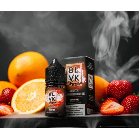 BLVK Salt Citrus Strawberry Ice 60ml - Buharkeyf
