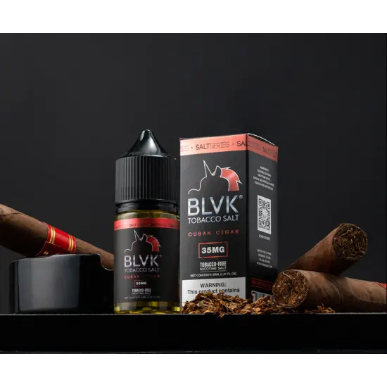BLVK Salt Cuban Tobacco 60ml - Buharkeyf