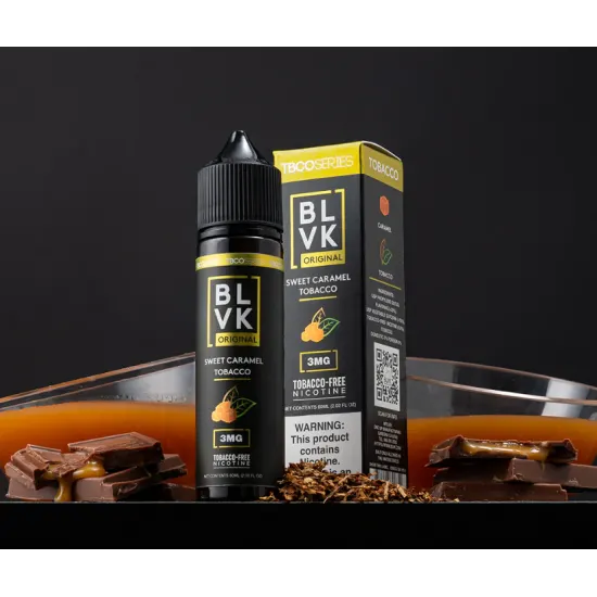 BLVK Sweet Caramel Tobacco 100ml Likit - Buharkeyf