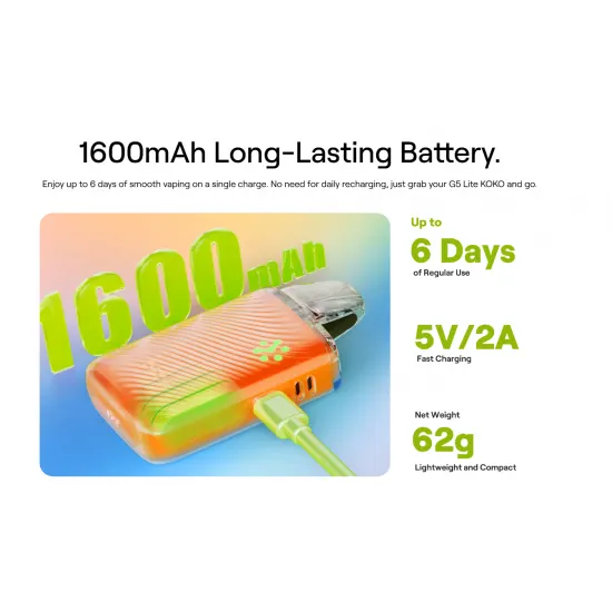 Uwell Caliburn G5 Lite KOKO 1600mAh Pod