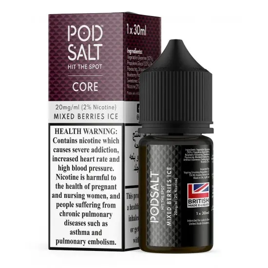 Pod Salt - CORE - MIXED BERRIES ICE Salt Likit 30ML