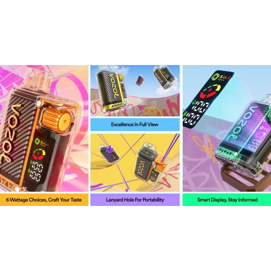 Vozol Vista 20000 Puff Şeffaf Elektronik Sigara - Buharkeyf