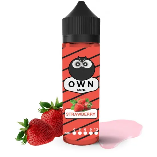 OWN Çilek Likit - Sade Tatlı Strawberry 60ML